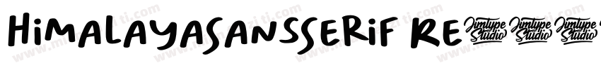 HimalayaSansSerif Re字体转换